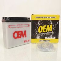 Batterie OEM pour Moto Suzuki 600 DR S 1985 à  1988 YB5L-B / 12V 5Ah