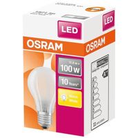 OSRAM - Ampoule LED standard verre dépoli 11W100 E27 blanc chaud boite de 1