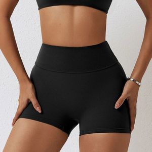PANTACOURT Shorts push-up élastiques respirants pour femmes,collants de sport,shorts de fitness,tenue de sport,noir,orange,été- black[C9183]