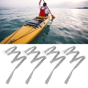 KAYAK Laisse de pagaie de kayak super élastique anti-perte en nylon - ATYHAO - Blanc - Pour canoë-kayak