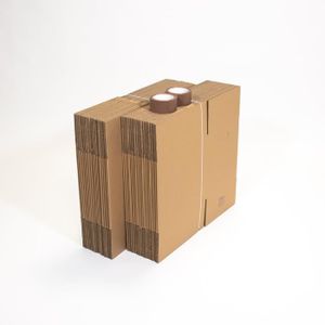 Kit 60 cartons déménagement standard avec 3 rouleaux d'adhésif gratuits :  : Fournitures de bureau