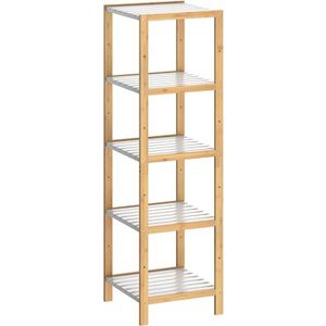 Meuble Etagere Salle De Bain Bambou Achat Vente Pas Cher