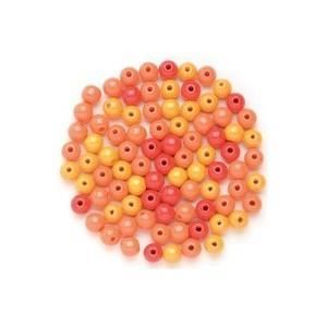 Perles Glorex perles en bois, diamètre: 12 mm, marron …