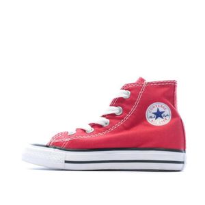 Converse haute sales plateforme rouge