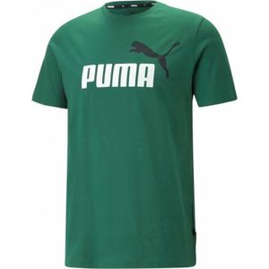 T-SHIRT T-shirt PUMA Ess 2 Col Logo Tee Vert - Homme/Adult