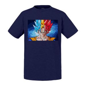 T-SHIRT T-shirt Enfant Bleu Dragon Ball Z Son Goku Portrai