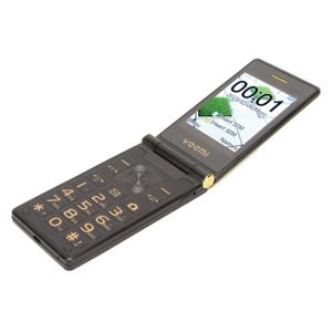 MOBILE SENIOR Pwshymi Inverser Téléphone portable Flip 2G Senior
