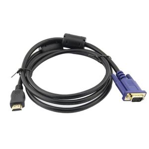 ADAPTATEUR AUDIO-VIDÉO  HDMI to VGA câble adaptateur multifonction HDMI à 