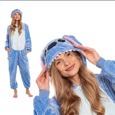 Grenouillère Pyjama Adulte Flanelle Ultra Douce – Combinaison Hiver Chaud Animal à Capuche Taille L