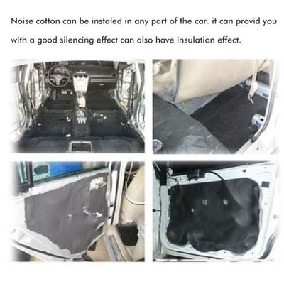 Coton d'isolation phonique pour toute la voiture, mousse d'insonorisation,  isolation thermique, 30x50cmx8mm - Cdiscount Auto