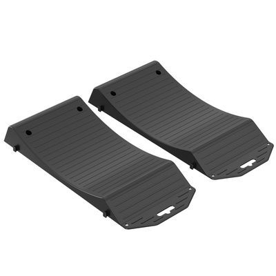 XPOtool Lot De 2 Cales De Roue HDPE Robuste – 470x200x230 Mm – Capacité 6,5 Tonnes – Sabot Antidérapant Pour Voiture, Remorque, Caravane, Camping-car