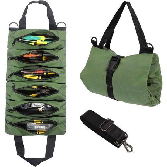 📢📢60 % de réduction !! ⏰Sac à outils en toile ultra-résistant de 35 cm