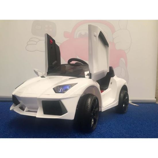Voiture électrique pour enfants - ATAA CARS - Lamborghini Style 12v - Blanc - Electrique - Batterie 12v