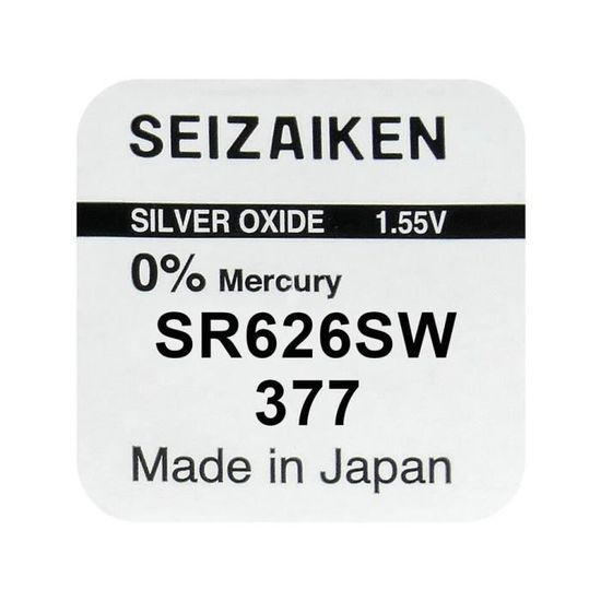 Pile Pour Montre Seiko Seizaiken | Pile Remplacement Compatible