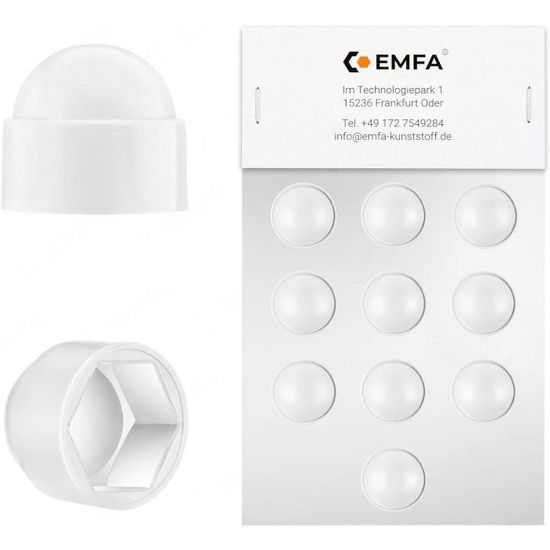 24/7 Auto Lot De 25 Cache-écrous De Roue En Plastique Chromé De 32 Mm Pour Camion, Remorque, Camion