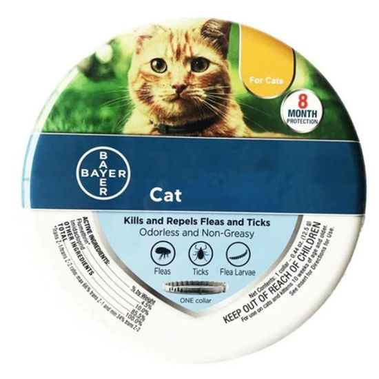 Collier anti-insectes anti-puces de peste anti-poux réglable pour chat kitten