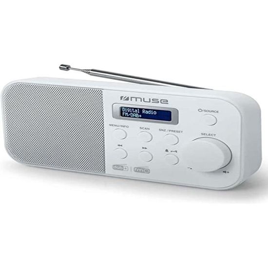 Zunate Emergency Weather Radio, 4000MAh DAB FM Portable USB Solar Hand