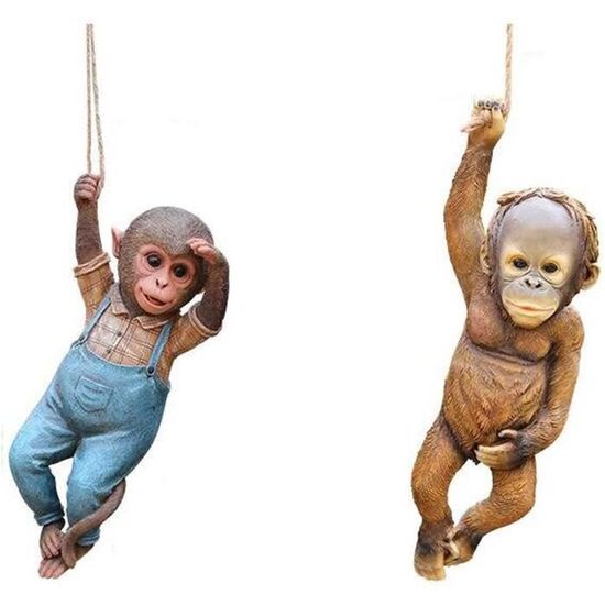 Singe Escalade Mécanique En Tôle Lithographiée – Vintage Chine (mécanisme Abîmé)