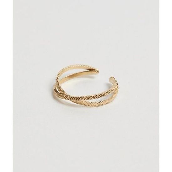 LOU YETU Bague Theo Plaque Or Jaune Taille 54 or Achat Vente bague anneau LOU YETU Bague Theo Plaque Or Jaune Taille 54 Jaune