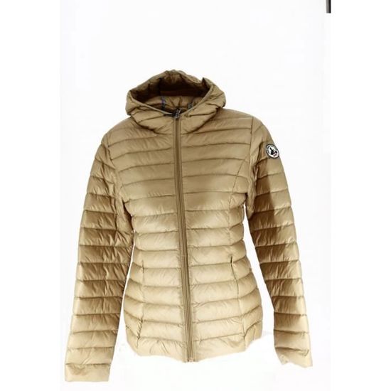 Doudoune Jott CLOE BASIC Marron Col à capuche Manches