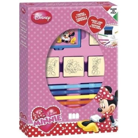 Multiprint Ensemble De Coloriage Minnie Mouse 12 Pieces Rose Cdiscount Jeux Jouets