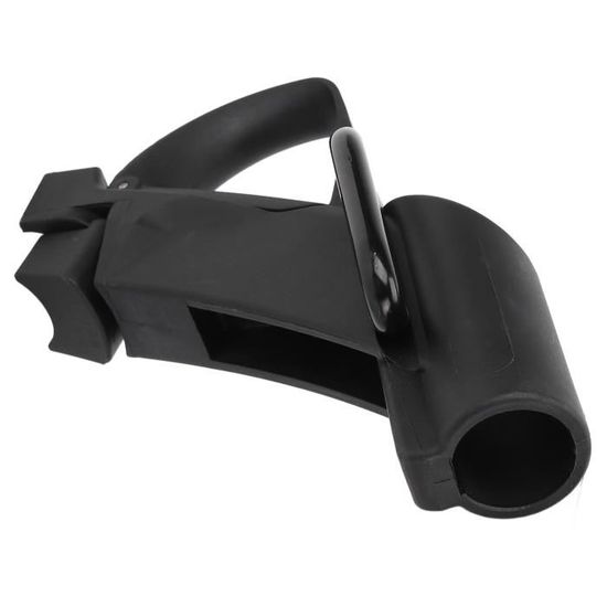 Support Universel Pour Bâtons De Marche Sur Fauteuil Roulant - Accessoire Pratique Noir