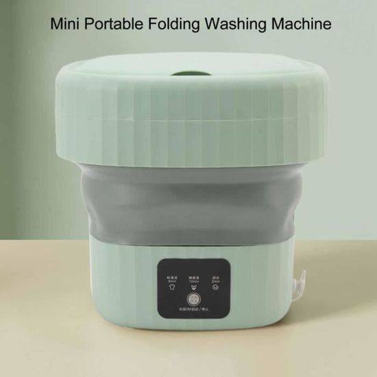 8L Machine a laver portable, Mini machine à laver, jusqu'à 1,7 kg, lave- linge de voyage, de camping, Pour Sous Vêtements,Chaussette,Appartement, étudiant(UK power