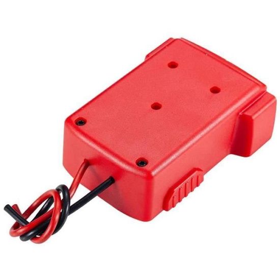 Adaptateur Pour Batterie Mwkee 18V - Compatible Aspirateur Sans Fil Et Outils, Noir, Poids Léger