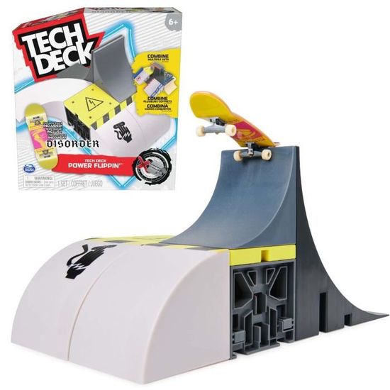 Ensemble touche Tech Deck rampe SK8 Garage + skateboard - TECH DECK -  X-Connect - Blanc - Mixte - Cdiscount Jeux - Jouets