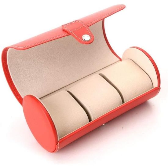 Sac De Rangement Voyage Pour Montres En Toile - Portable, Rouleau, 5 Emplacements - Protection Et Organisation