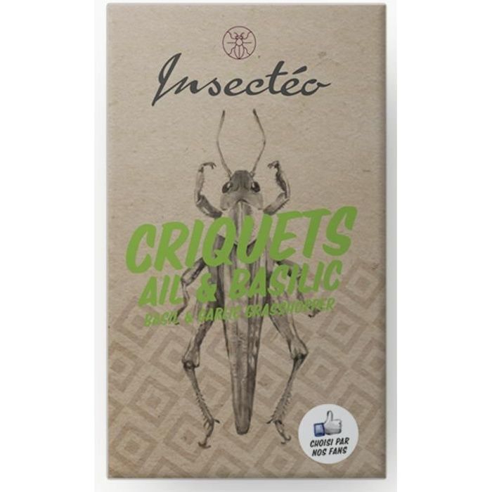 Criquets - Ail & basilic