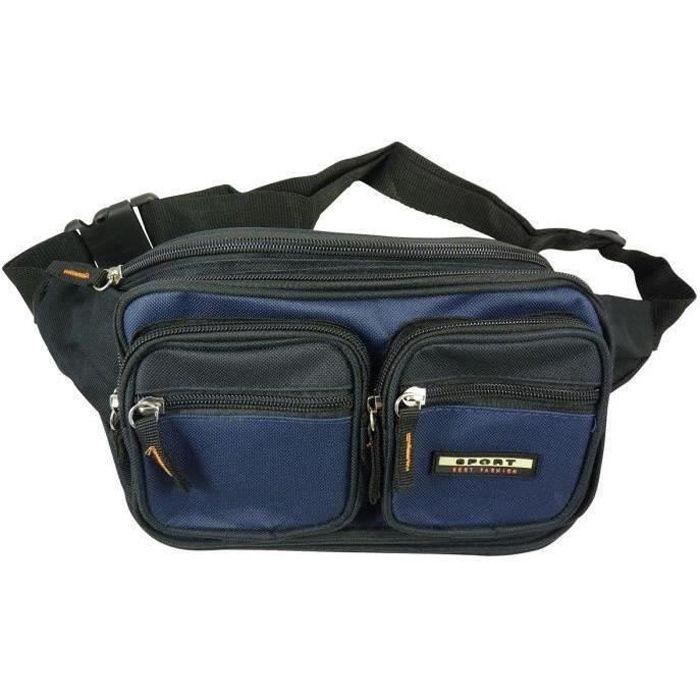 BESACE SACOCHE BANANE HOMME FEMME EN NYLON 007