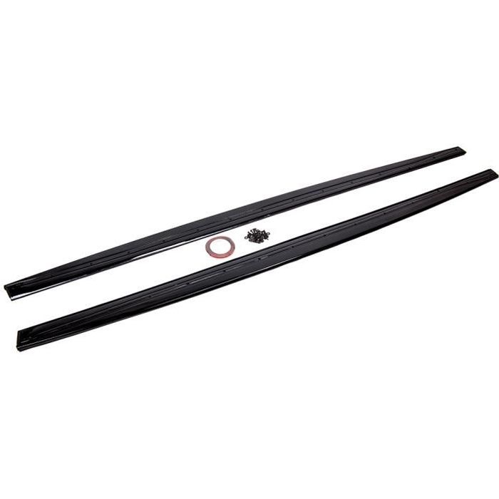 2 BAGUETTE NOIR BRILLANT LOOK M PERFORMANCE POUR BAS DE CAISSE DE BMW SERIE 3 F30 ET F31