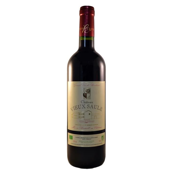 Château VIEUX SAULE MDC (récoltant) 2015 AOP FRANCS CÔTES DE BORDEAUX -Vin rouge de Bordeaux - 75cl