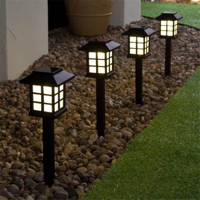 Changement de couleur LED jardin lumière solaire extérieur étanche lampe au sol paysage pelouse lumière solaire LED po - RGB -
