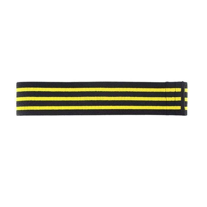 Bandes de Résistance Élastique Puissance Hanches Yoga GYM Exercice Bandes Ceinture Squats - Jaune - Taille: L