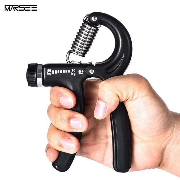 Hand Grip, Hand Gripper Pince de Musculation exercer Sa souplesse de Main utiles pour Rééduquer Avant Bras et Mains-10-50 Kg