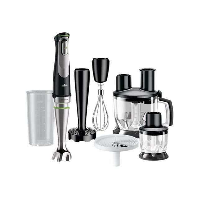 Braun Multiquick 9 MQ 9087X Mixeur à main 1000 Watt noir premium - acier inoxydable brossé