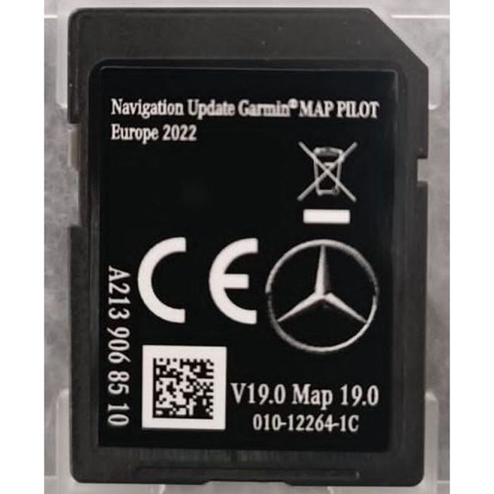 Carte SD GPS MERCEDES GARMIN MAP PILOT Europe 2022 - STAR2 - v19 - A2139068510