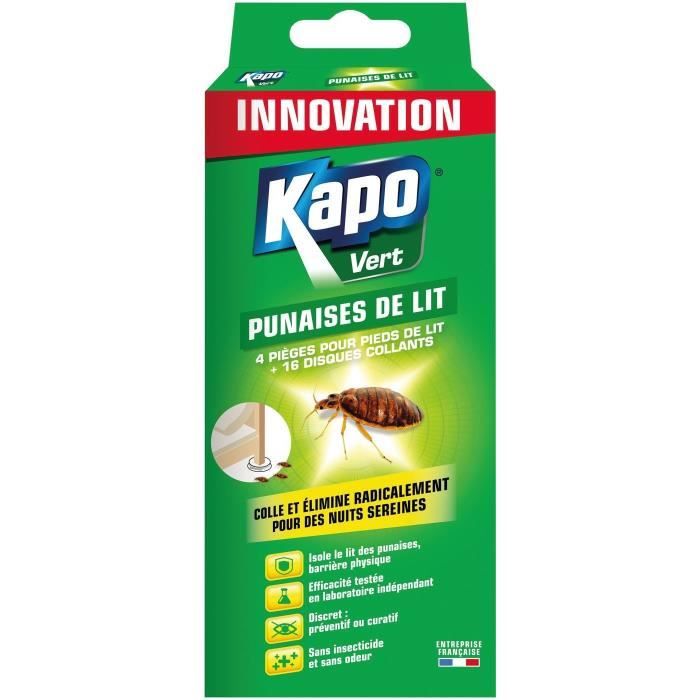 KAPO Kapo piege punaises de lit pied de lit - Naturel x4