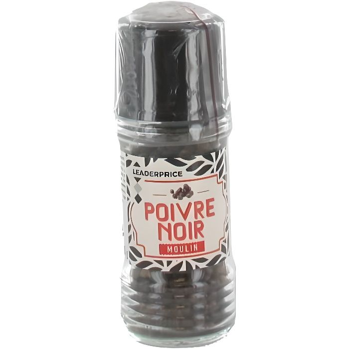 Poivre noir moulin - 35g