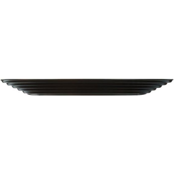 Assiette plate noire 25 cm - Harena Noir - Luminarc