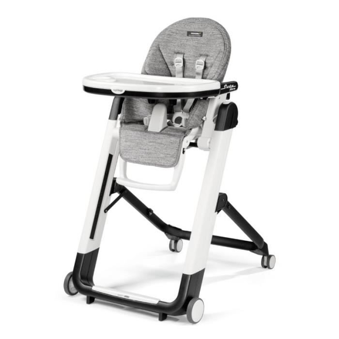 Ensemble table et chaise bebe Peg Perego Siesta Follow Me Wonder Grey