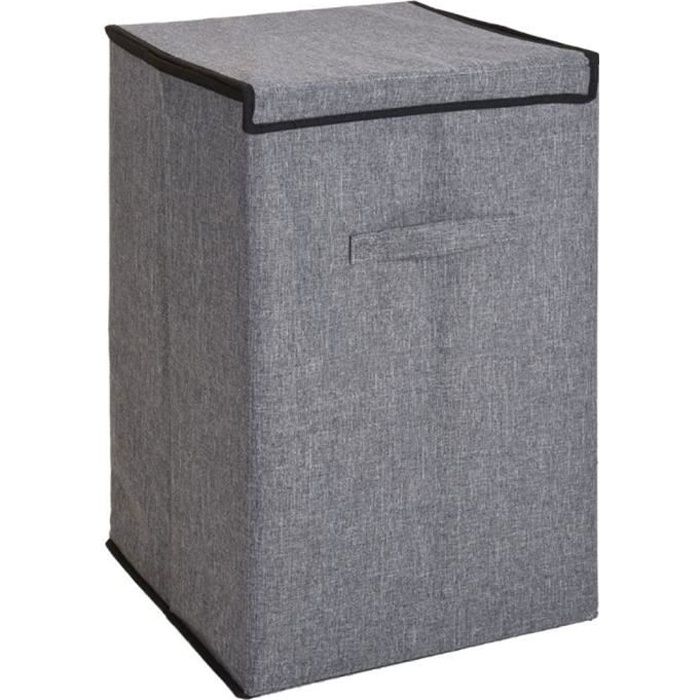 Panier à Linge Pliable - Gris