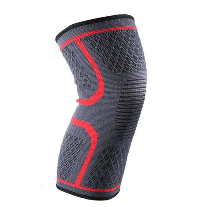 Genouillères élastiques Volley-ball – Paire D'orthèses 28 X 12 Cm, Antidérapantes, Respirantes, Pour Fitness, Yoga, Running, Couleur Chair