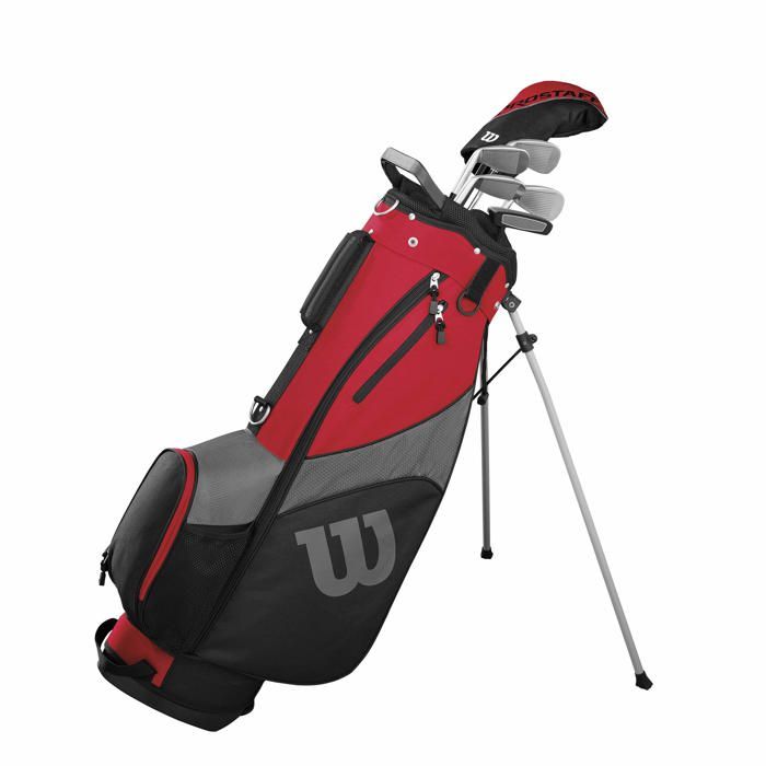 Club de golf - pack series - package avec sac Wilson - 1 - Pro Staff SGI STL MRH /2 Set Golf pour Hommes, Multicolore