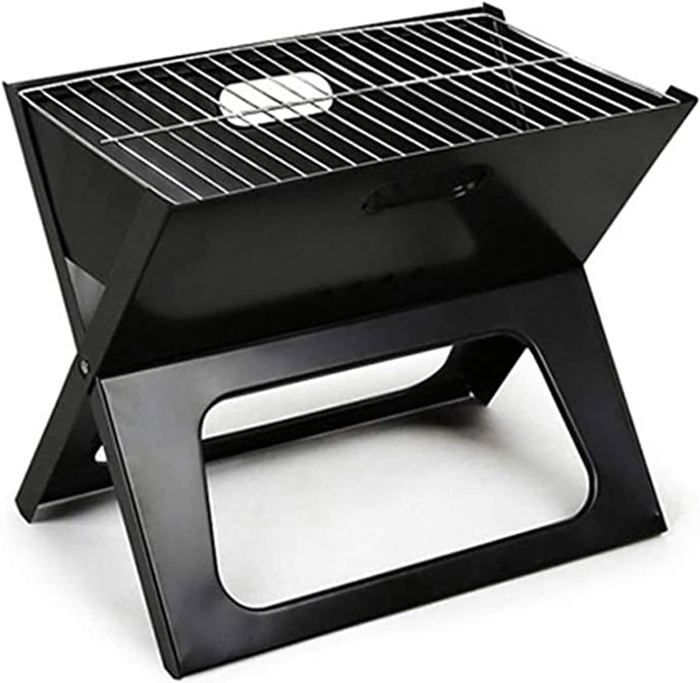 Barbecue à Charbon Portable Pliable En Inox, Pour Camping/randonnée