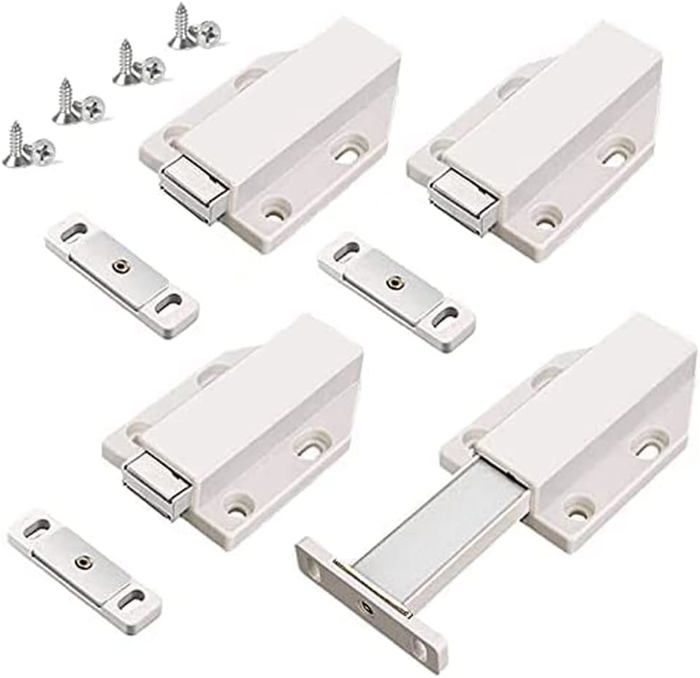 Loquets Et Loquets De Porte, 2 PCS Verrou Coulissant De Porte En Acier