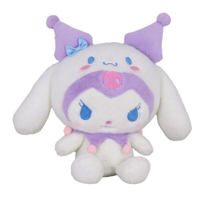 Jouet en peluche Kuromi, mignon, porte-clés, figurine de dessin animé, pendentif, peluche douce et adorable, 14 cm