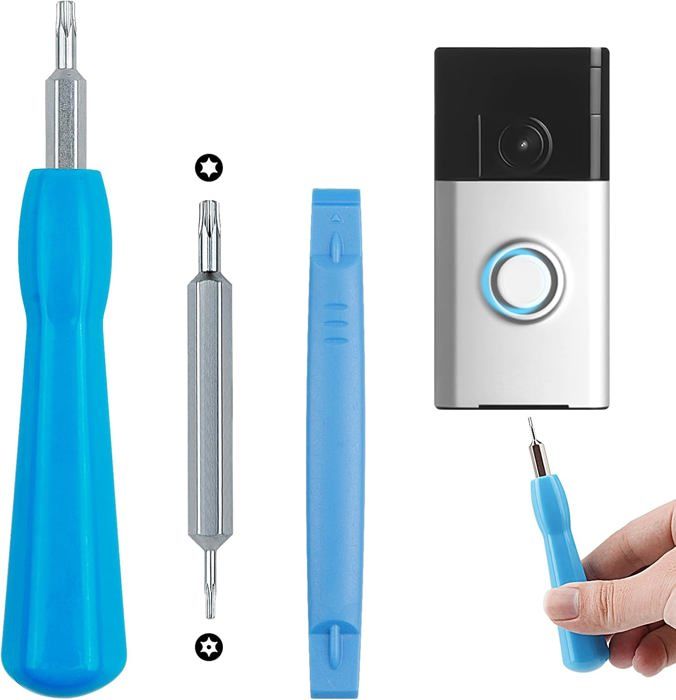 Kit De Vis Et Tournevis KOLZEMV Pour Sonnette Ring Doorbell - Précis Et Pratique